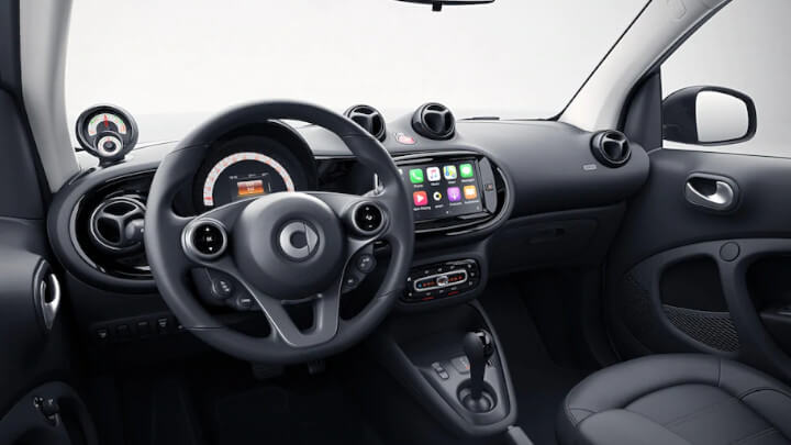 smart EQ fortwo Interior