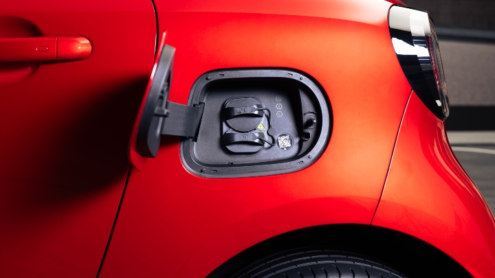 Smart #2 charging port close up