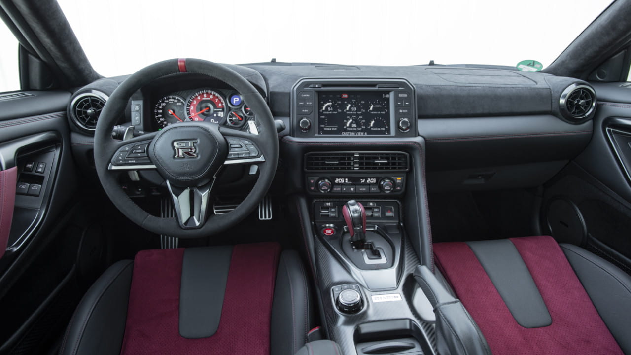 White Nissan GT-R NISMO Interior