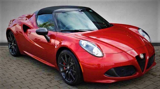 alfa romeo 4c spider