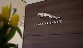 Jaguar branding.