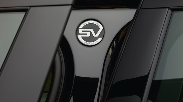 Jaguar SVO badge.