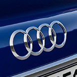 Audi Logo Badge On Bonnet