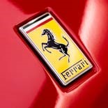Ferrari logo.