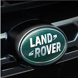 Land Rover badge.