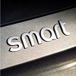 SMART car badge.