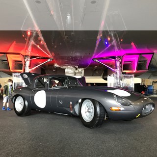 Jaguar Lightweight E-Type meets the Concorde.