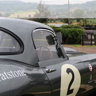 Jaguar Lightweight E-Type at Shelsley Walsh Championship Challenge.